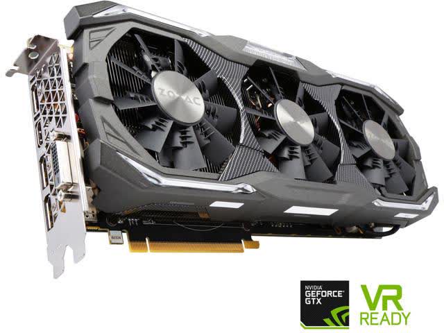 Zotac GeForce GTX 1070 AMP! Extreme 8GB GDDR5 PCIe ZT-P10700B-10P