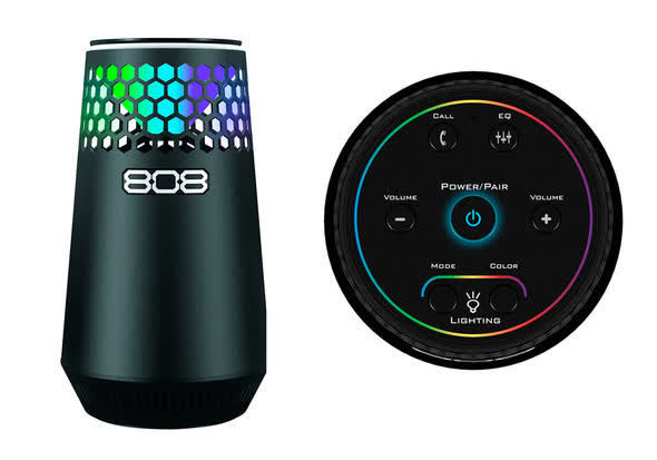 808 Audio Hex Light bluetooth portable speaker