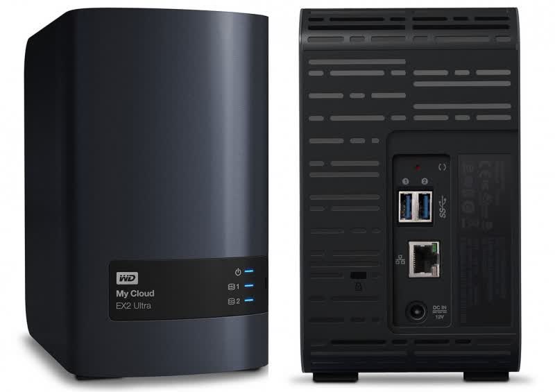 WD My Cloud EX2 Ultra Network Attached Storage, 28 TB ...