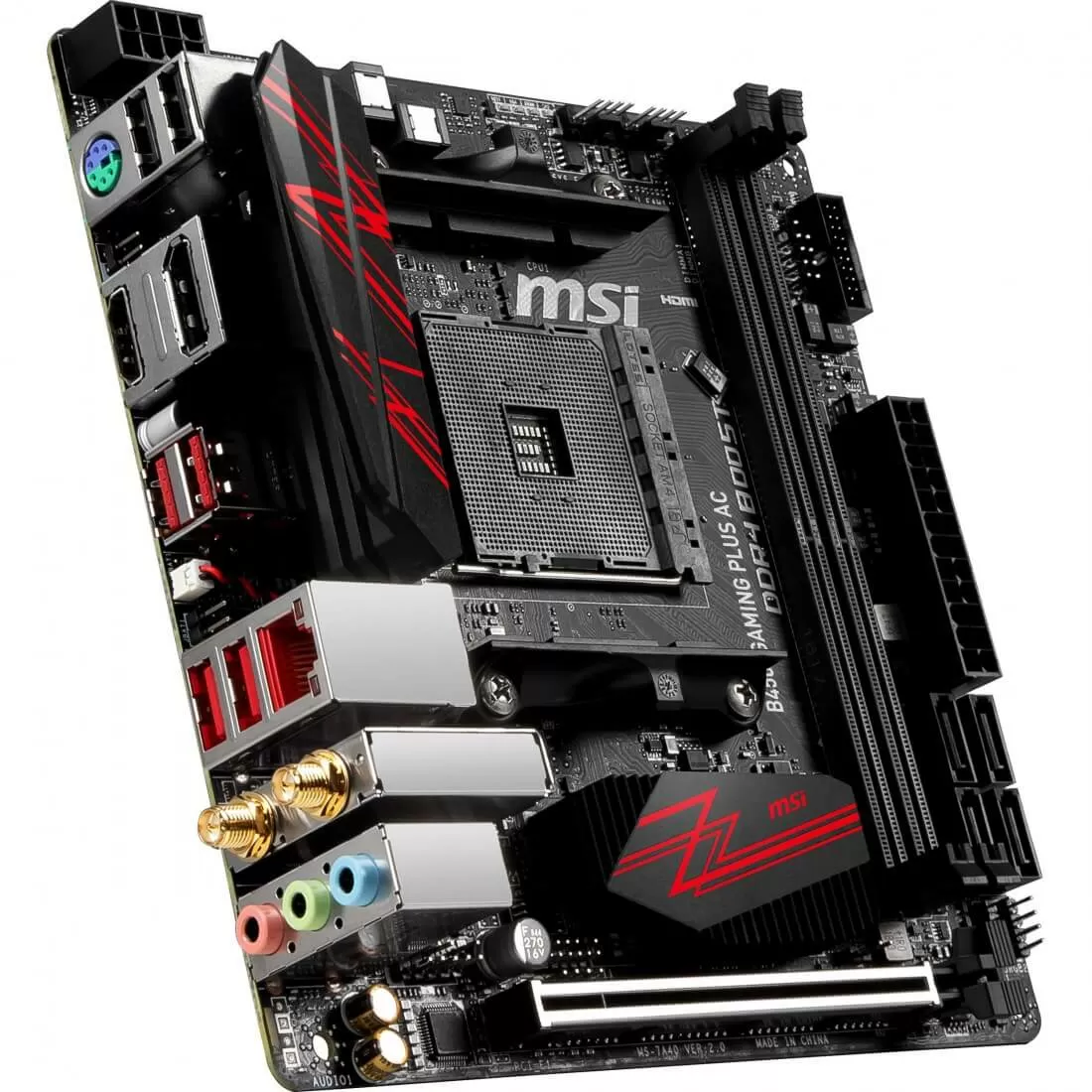 Vanding billede Styring MSI B450I Gaming Plus AC Reviews, Pros and Cons | TechSpot