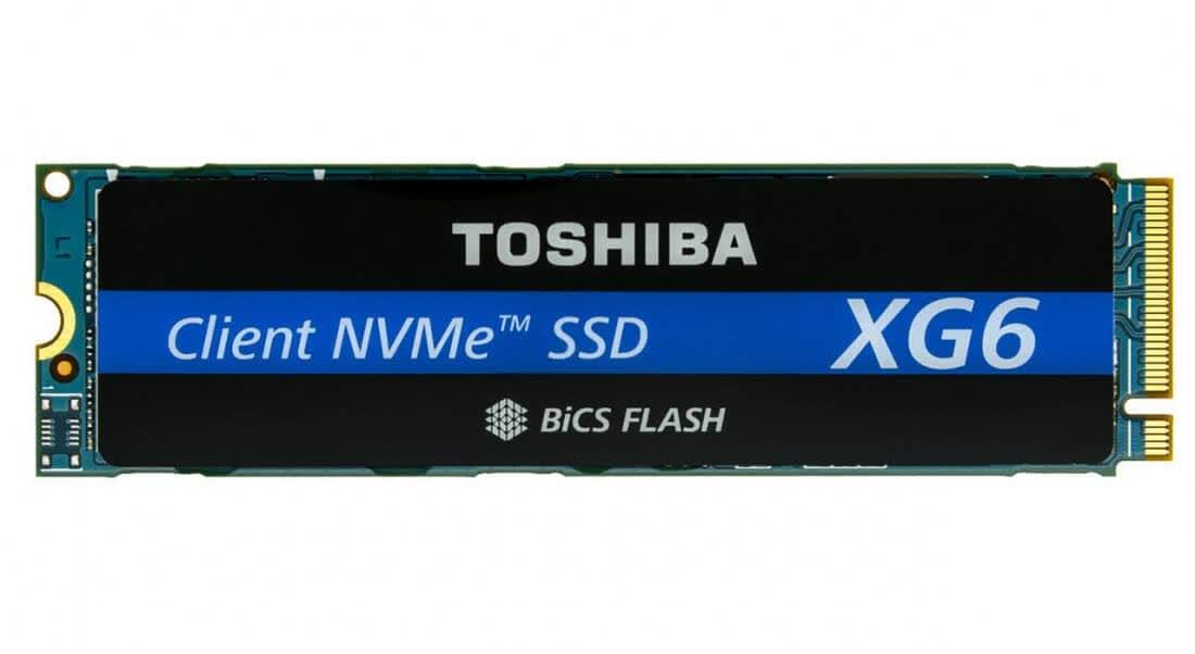 Toshiba XG6 M.2 NVMe SSD