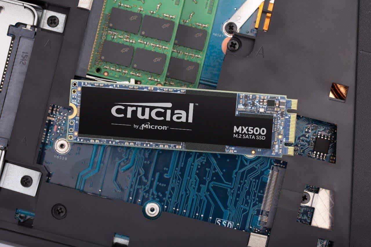 Crucial MX500 500 GB SSD