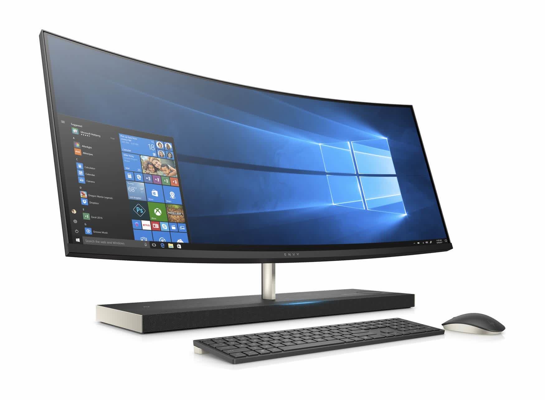 HP Envy Curved 34-B0xx Series All-in-One Reviews, Pros and