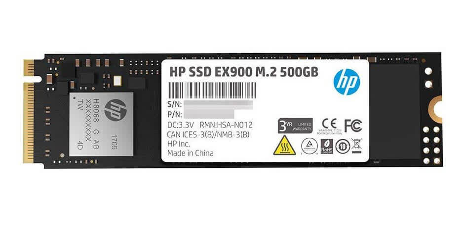 HP EX950 M.2 2280 Series PCIe