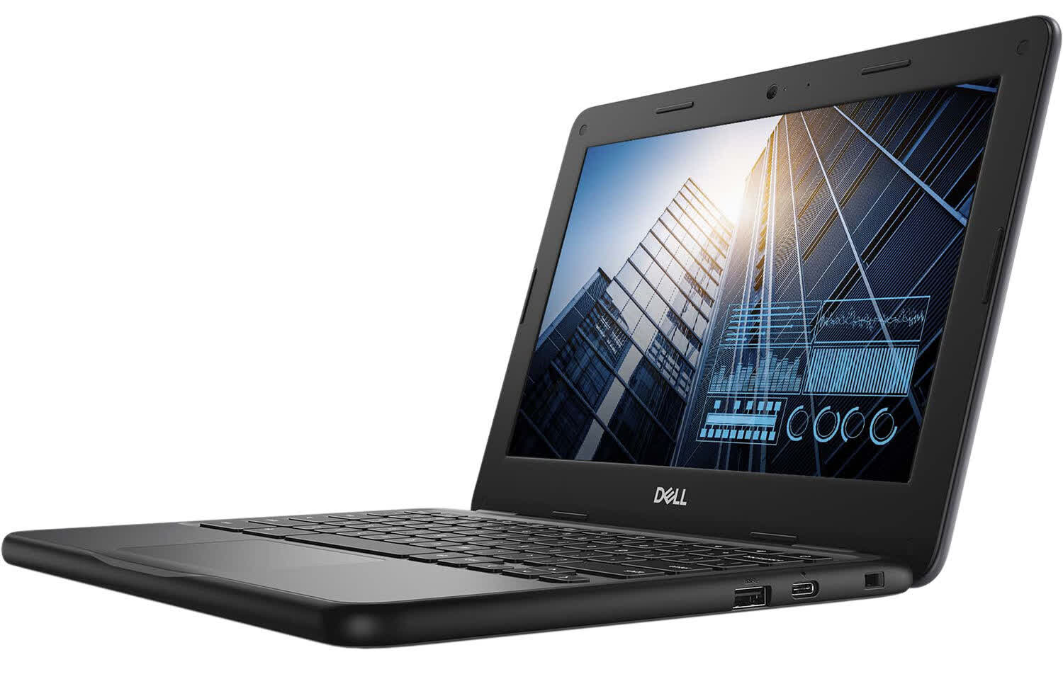 Dell Chromebook 11 3100 2-en-1 Reconditionné - Écran Tactile 11,6" - Clavier Japonais Avec Autocollants - 4 Go RAM, 32 Go + 128 Go SD