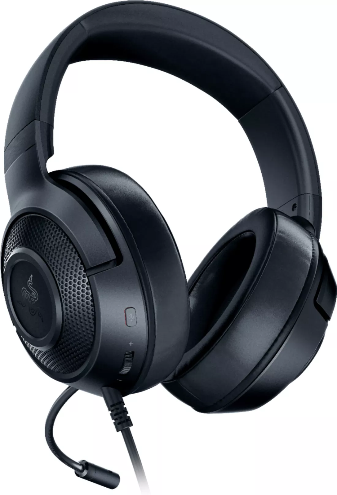 Auriculares Gaming Con Cable RAZER Kraken X Lite (Over Ear -  Multiplataforma - Noise Cancelling - Negro)