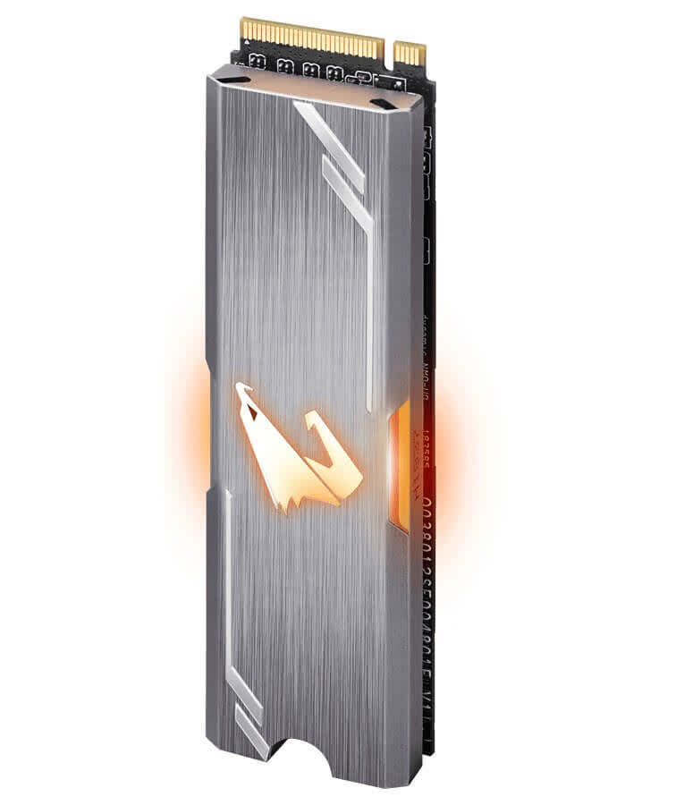 Gigabyte M.2 2280 Aorus RGB Series NVMe PCIe