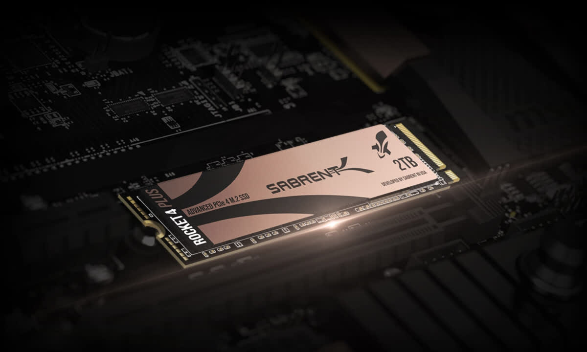 Sabrent Rocket 4 Plus PCIe 4.0 SSD