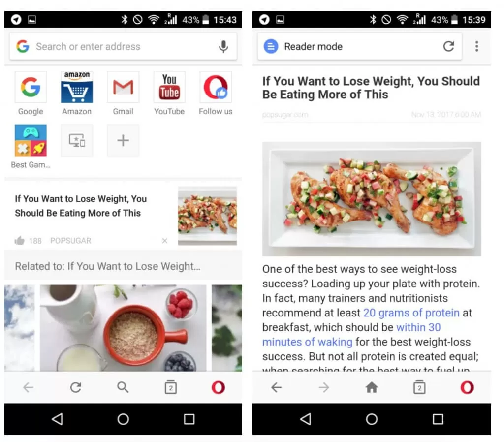 Opera with free VPN for Android Download Free - 89.4.4705 | TechSpot