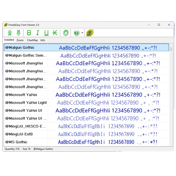Font Viewer
