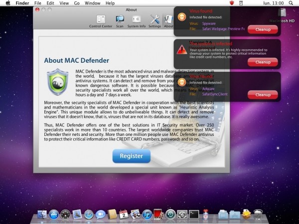 apple macdefender malware