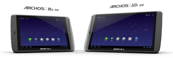 archos honeycomb 250gb hdd android seagate tablet archos g9