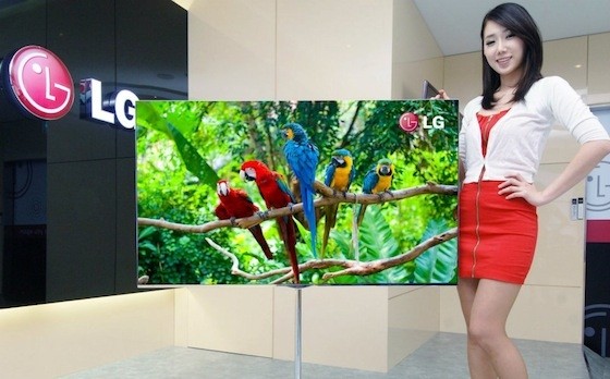 oled ces lg tv television lg electronics 55 inch ces 2012