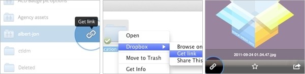 dropbox adds option direct shareable links 