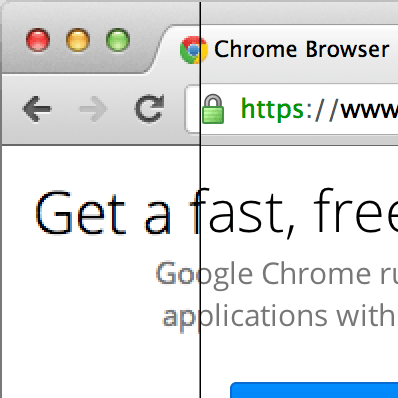 google chrome retina retina display