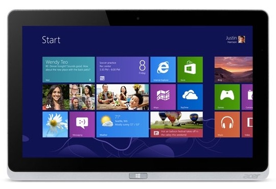 acer unveils windows tablets ultrabooks acer tablet windows 8 ultrabook