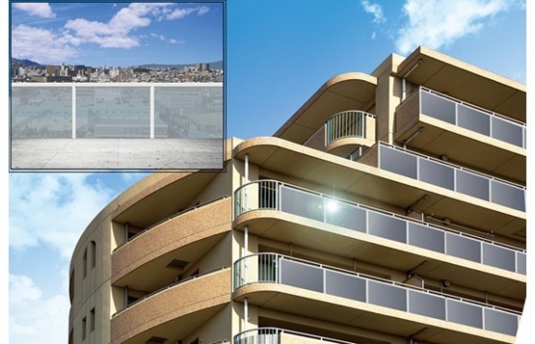 semi-transparent sharp solar panels