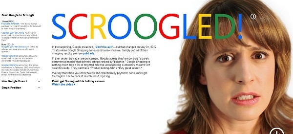 microsoft google scroogle