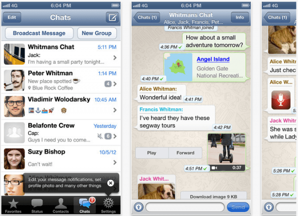 rumor facebook whatsapp sms messaging mobile smartphones