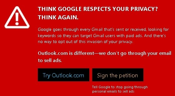 microsoft attacks gmail privacy latest scroogled campaign microsoft gmail