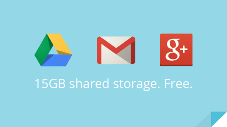 Google now offering 15GB of free storage, shared across all services