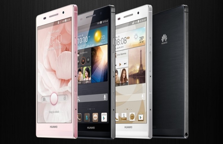 Huawei Ascend P6 smartphone is the thinnest in the world at 6.18mm