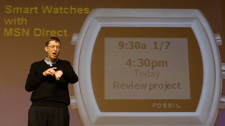 Report: Microsoft's smartwatch constructed of transparent aluminum