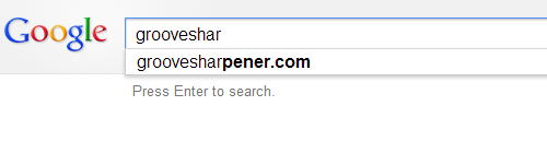 grooveshark google piracy search filter 
