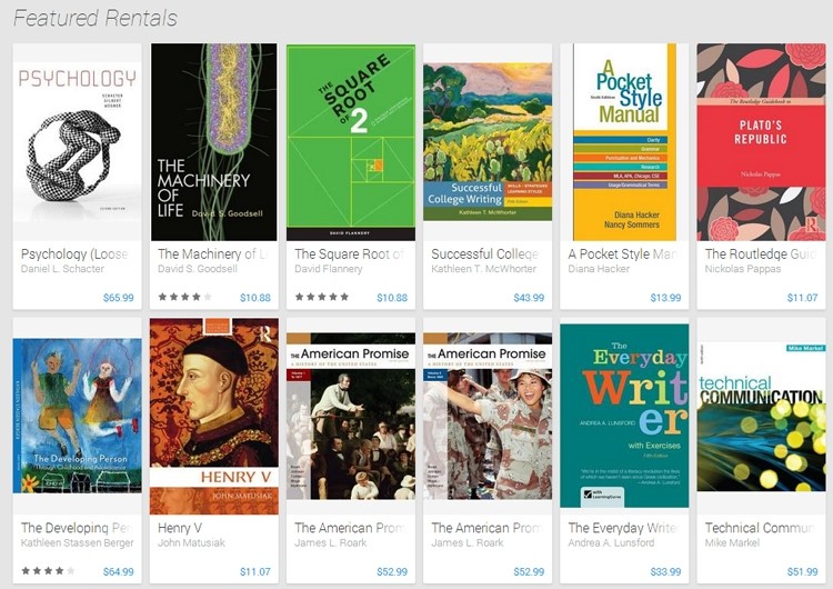 google play store google play textbooks