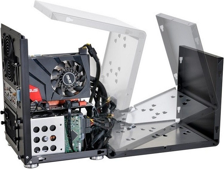 Lian Li shares prototype Mini-ITX chassis with hinged access panel