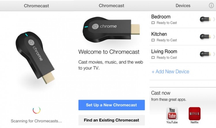 google chromecast iphone ipad local content 