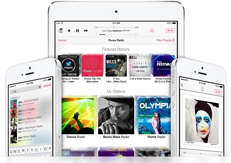 apple itunes itunes radio ios iphones iphone ipad ipod touch ios 7 itunes 11.1