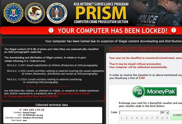 nsa-themed nsa scam ransomware