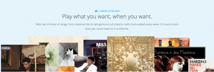 Rdio launches free music streaming intiative across the US, Canada and Australia