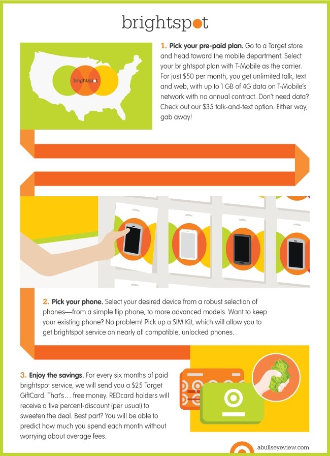 target brightspot wireless service mobile service