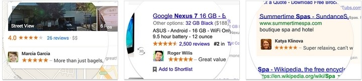 google start employing user ratings photos shared endorsements ads tos terms of service