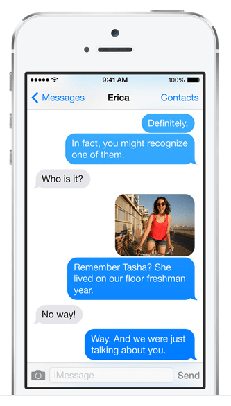 security apple imessages 