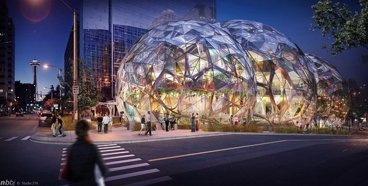 Amazon's trio of biospheres gets two thumbs up from Seattle Design Review Board