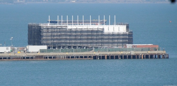 Google believed to be constructing a floating data center in San Francisco Bay