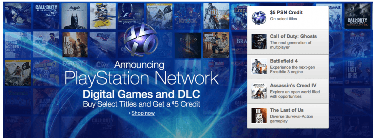 Digital PlayStation games are now available through Amazon's new PSN store