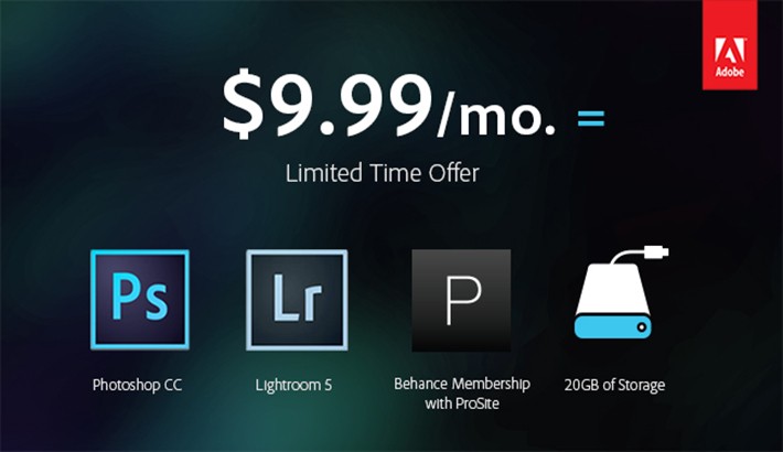 Adobe opens $9.99 per month Photoshop + Lightroom subscription to all