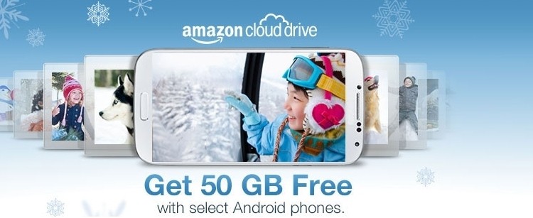 Amazon offers free Cloud Drive storage to Android smartphone buyers