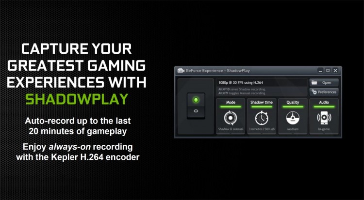 GeForce Experience can now stream gameplay directly to Twitch