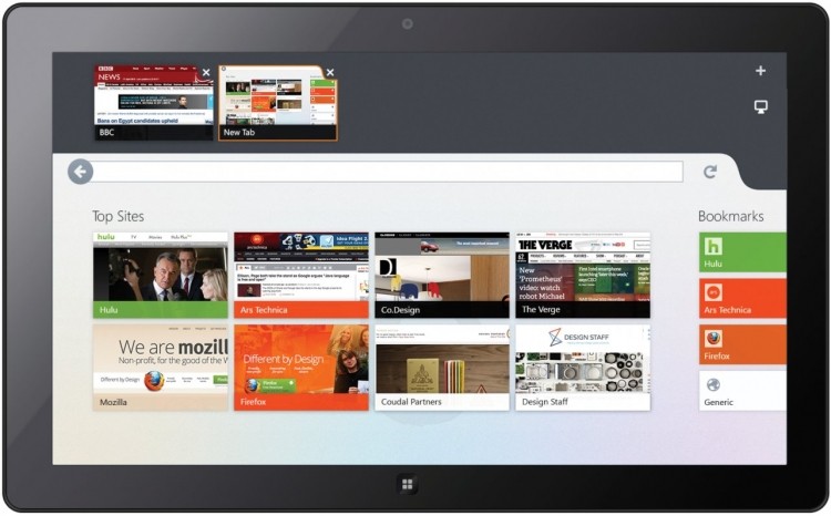 Modern UI Firefox app for Windows 8 delayed until March