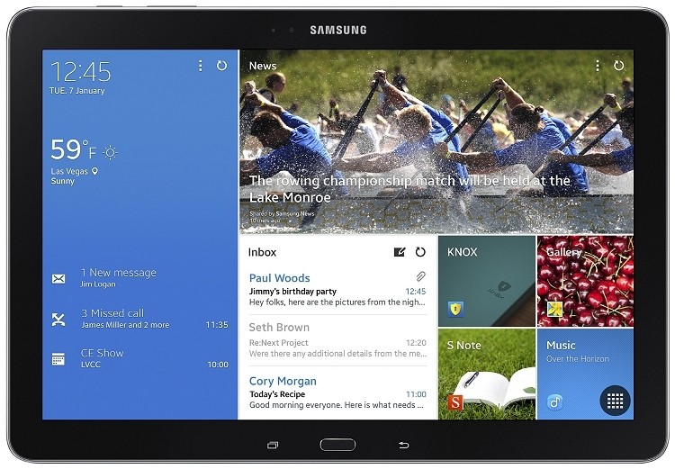 Samsung showcases trio of tablets at CES as part of Galaxy Tab Pro line