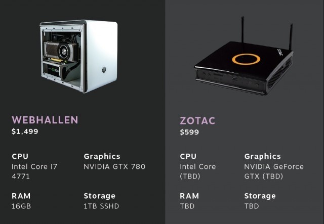 thirteen steam machines ces ces 2014 steam machine