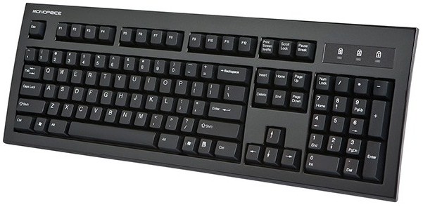 Monoprice mechanical keyboard with Cherry MX blue switches is a solid value