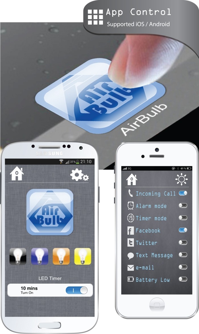 airbulb speaker kickstarter lightbulb