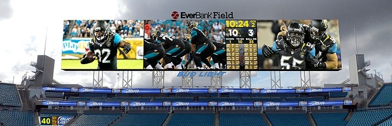 The NFL's Jacksonville Jaguars are building the world's largest LED HD displays