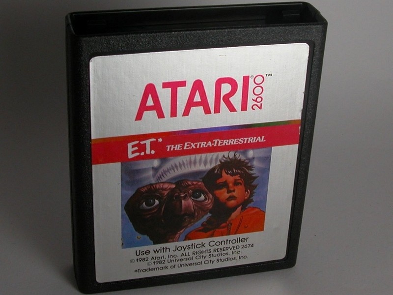 environmental atari e.t. cartridge e.t.
